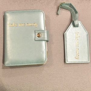 Take me away passport holder & luggage tag